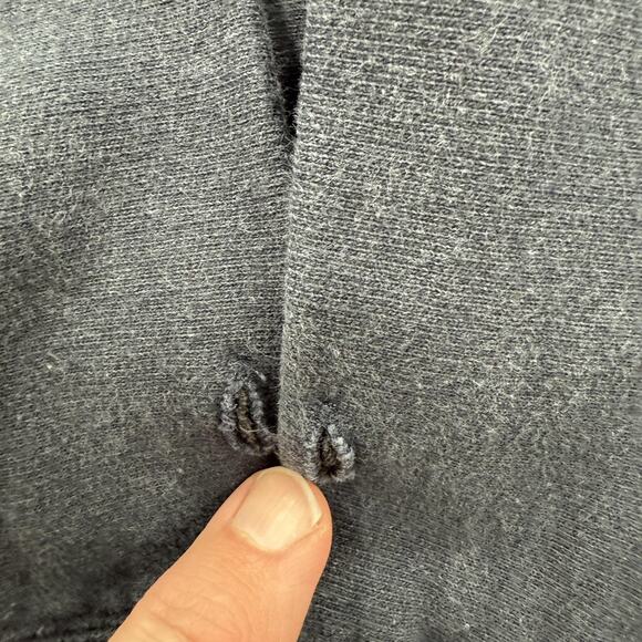 Champion x Todd Snyder Hoodie Mens X-Small Blue Ribbed Side Panels Kangaroo - Picture 4 of 10